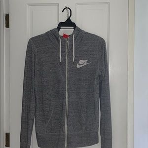 Nike Grey Zip-Up